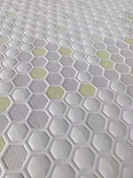 Matelas en tissu jacquard tricoté à motif hexagonal, offre spéciale