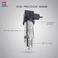 Capteur de pression d'eau, d'air et de vapeur en silicium diffusé OEM WTsensor 0,5-4,5 V 0-5 V 4-20 mA -1 à 1000 bars Transducteur de pression Transmetteur