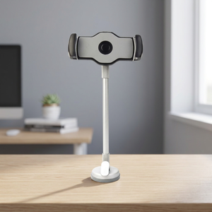 Aluminum Alloy iPad Compatible Desk Bed Mobile Phone Stand <b>Clamp</b> Rotatable Holder Removable Vacuum Suction Cup Flexible - Product Image 2