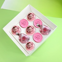 XJH Vente en gros Boîte à cupcakes blanche à couvercle transparent Boîte à gâteaux Bakry avec 9 cupcakes Bento Plus 9 Boîte à cupcakes