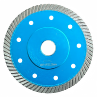 Sehr langlebiges, hochwertiges 125mm 1,2mm dünnes Turbo-Diamant-Kreissägeblatt zum Schneiden von Fliesen und Keramik.