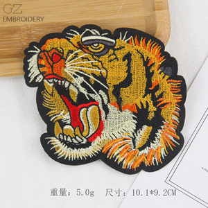 Patchs thermocollants en polyester brodés avec des <span class=keywords><strong>animaux</strong></span> sportifs pour chapeaux et vêtements, couleur personnalisée, vente en gros, bricolage - Product Image 4
