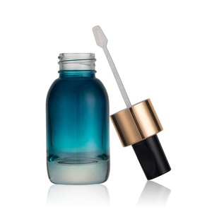 50ml emballage cosmétique Essence verre compte-gouttes bouteille émulsion Pick bâton plat colle tête compte-gouttes cosmétiques bouteille séparée - Product Image 2
