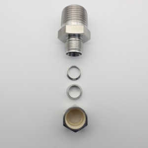 Ống Phù Hợp Kim Loại 316 Thép Không Gỉ 3/8 Inch Npt 1/2 Nén Phù Hợp Swagelok Nam Kết Nối Cụ Phụ Kiện Ống - Product Image 3