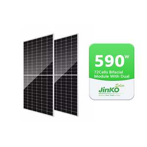 Pannello Solare Bifacciale Jinko 590W, Doppio Vetro JKM570-590N-72HL4-BDV, Modulo Fotovoltaico Jinko, Pannello Solare Tipo N Monocristallino - Product Image 1