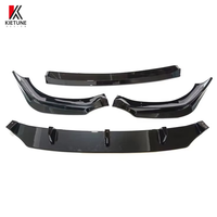 G06 Juego de 4 Piezas de Divisores Delanteros para Parachoques de Coche, ABS Negro Brillante, para BMW X6 G06, Accesorios para Kit de Carrocería 2020 2021 2022 2023