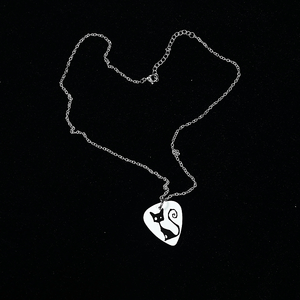 Collar con Plectro <span class=keywords><strong>de</strong></span> Guitarra Personalizado, Colgante <span class=keywords><strong>de</strong></span> Acero <span class=keywords><strong>de</strong></span> Titanio, Accesorio <span class=keywords><strong>de</strong></span> Hip Hop y <span class=keywords><strong>Rock</strong></span>, Patrón Personalizado, Souvenir <span class=keywords><strong>de</strong></span> <span class=keywords><strong>Banda</strong></span> Musical al por Mayor - Product Image 5