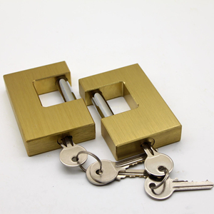 แม่กุญแจ<span class=keywords><strong>ท</strong></span>องแดงทองเหลืองป้องกันขโมยทรงสี่เหลี่ยมผืนผ้า - Product Image 6