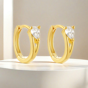 Boucles d'oreilles tendance personnalisées en argent sterling S925 micro-incrustées de zircon et d'opale, bijoux transfrontaliers très demandés - Product Image 4