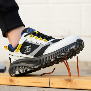 <span class=keywords><strong>Scarpe</strong></span> <span class=keywords><strong>Antinfortunistiche</strong></span> ZG 8852-5 da <span class=keywords><strong>Uomo</strong></span>, <span class=keywords><strong>Bianche</strong></span> e Nere, con Tomaia in Maglia Volante, Puntale in Acciaio, Anti-Schiacciamento, Anti-Perforazione, Fodera Traspirante, Suola in EVA, per Fabbrica - Product Image 1