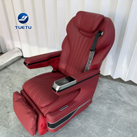 Siège de capitaine inclinable électrique avec massage, chauffage et ventilation, convertible en lit plat pour camping-car et motorhome