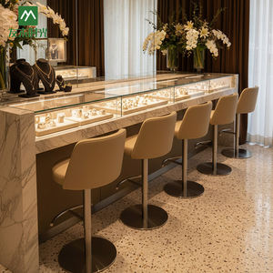 Kursi Bar Tinggi yang Dapat Disesuaikan untuk Konter Toko Perhiasan Desain Modern, Toko Emas, dan Konter Pusat Perbelanjaan - Product Image 3