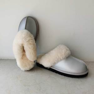 Fashion Factory Price Real <strong>Sheepskin</strong> Fur Anti-Slip EVA Outsole Soft Warm Winter Spring Autumn <strong>Slipper</strong> for <strong>Man</strong> Women Indoor Slide - Product Image 5