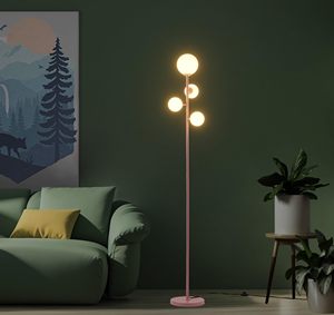 TSINYE personnalisé créatif salon salle à manger lampadaire or chaud chambre fer blanc galle boule lampadaire maison moderne - Product Image 3