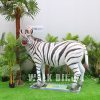 anpassbar lebensgroße roboter animatronisch pferd mod im freien garten dekorative zebra tier statue