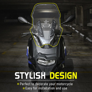 Parabrisas para Motocicleta XXUN, Deflector de Viento, Visera para <span class=keywords><strong>BMW</strong></span> C400X <span class=keywords><strong>C</strong></span> <span class=keywords><strong>400</strong></span> X 2018 2019 2020 2021 <span class=keywords><strong>2022</strong></span> 2023 2024 - Product Image 3