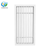 Grille d'aération linéaire en aluminium Yueqingfeng pour plafonds et murs – Conception optimisée pour la climatisation