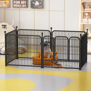 Opvouwbare Ijzeren Hondenkennel Hondenkooi Grote Kooi Pet Box Ijzeren Metalen Box - Product Image 5