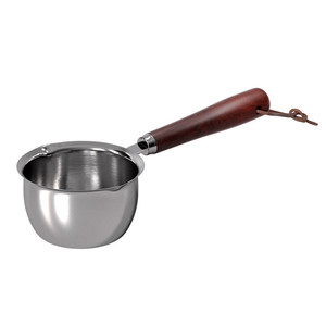 Stainless Steel Oil Pouring Pan Round Non Stick Easy Clean Frying Spoon - Product Image 5