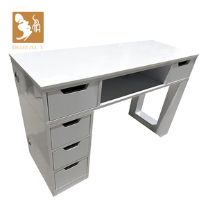 Bureau professionnel léger pour ongles et tiroir de bureau poli pour les techniciens en ongles, facile à nettoyer - Product Image 4