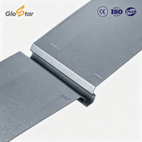 Système solaire commercial industriel PVRM1025 pour toitures, panneaux de toiture métalliques BIPV pour la production d'énergie en usine et entrepôt