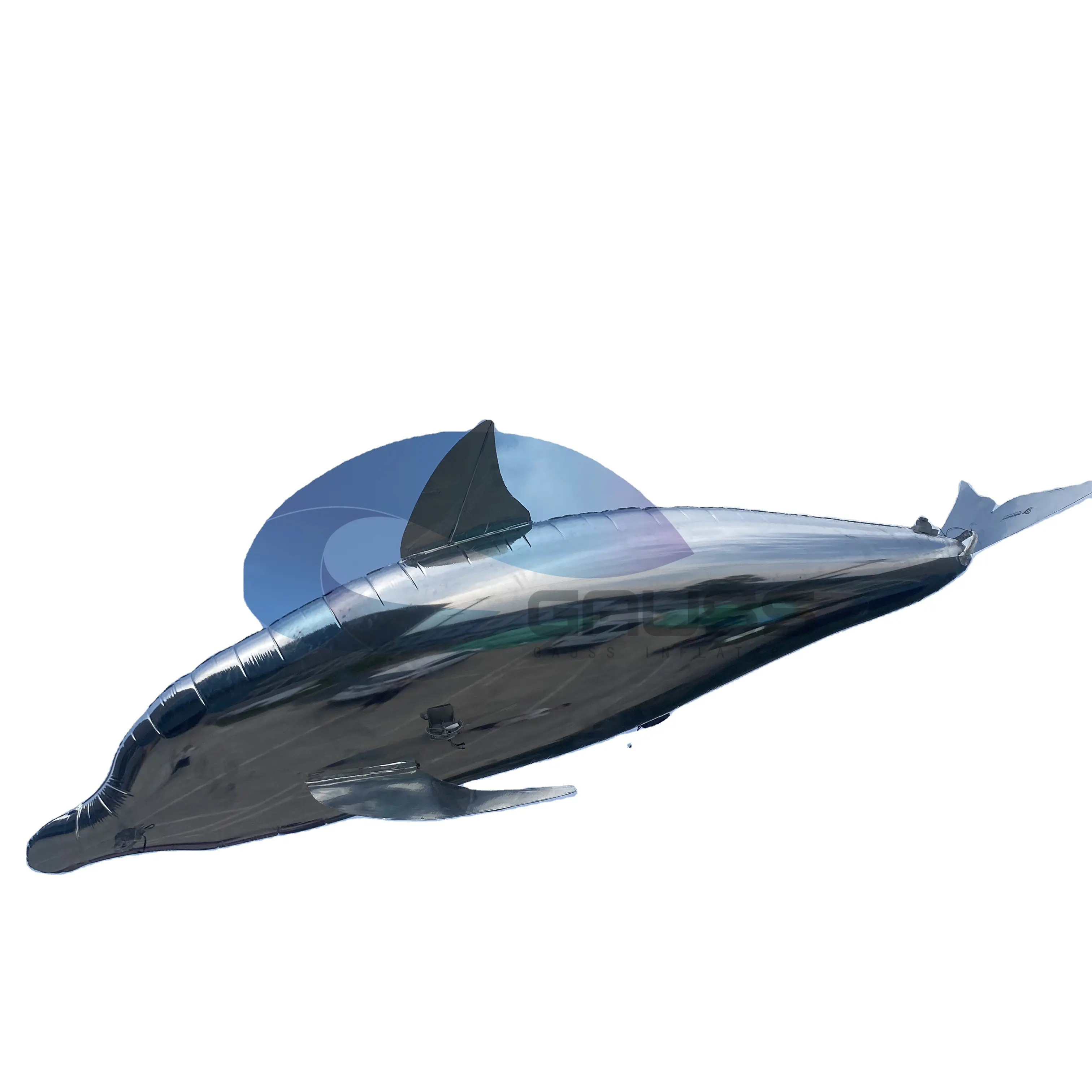 2022新着カスタムインフレータブルフライングドルフィンリモートコントロールフライトヘリウムドルフィン漫画広告