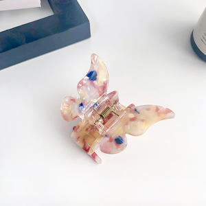 BLISSLIFE, recién llegado, pinzas para el pelo de mariposa para mujer, pinzas para el pelo de acetato de colores simples, accesorios para el cabello de forma dulce para niña - Product Image 4