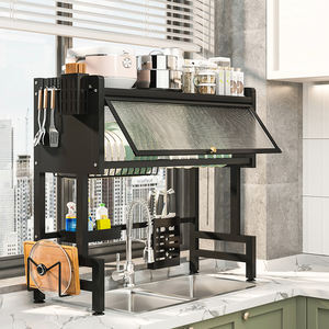 Popular producto caliente Mesa escurridor <span class=keywords><strong>estante</strong></span> <span class=keywords><strong>poner</strong></span> <span class=keywords><strong>vajilla</strong></span> cocina plato <span class=keywords><strong>estante</strong></span> de almacenamiento accesorios de cocina <span class=keywords><strong>estante</strong></span> de Metal - Product Image 4