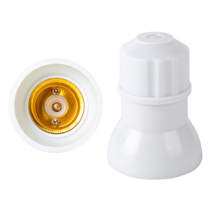 Bán buôn AK-TECH E27 vít ổ cắm giữ đèn 2-năm Bảo hành chất lượng đảm bảo Trắng trumpet Miệng chiếu sáng lịch thi đấu nhựa - Product Image 1