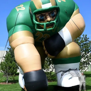 Personnage publicitaire gonflable populaire et attrayant : Joueur de football, <span class=keywords><strong>sportif</strong></span>, mascotte de football, personnage de dessin animé, athlète - Product Image 3