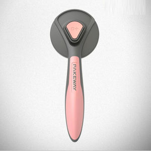 Cepillo ecológico para mascotas, peine de aguja autolimpiante con pasadores de acero inoxidable, Material plástico para perros y gatos - Product Image 1