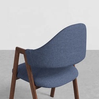 NOVA Nouveau Style Meubles De Salle À Manger Chaises De Salle À Manger Moderne De Luxe Bleu Nordique Boucle Salle À Manger Chaise Scandinave