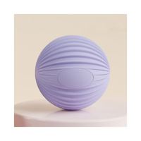 Balle de massage portable en silicone texturée pour la libération des points de déclenchement myofasciaux des pieds, du dos et du cou