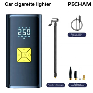 다기능 유선 무선 12v 디지털 자동차 자전거 오토바이 타이어 휴대용 자동 타이어 팽창기 자동차 공기 펌프 - Product Image 3