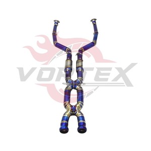 ท่อไอเสีย Vortex Ultra Lightweight Titanium Midpipe X-Pipe สำหรับ BMW M3 E90 E92 E93 4.0L V8 S65 ปี 2007-2013 รุ่นเพิ่มสมรรถนะสำหรับการแข่งขัน - Product Image 1