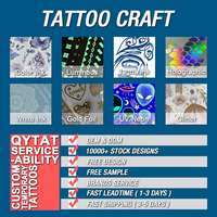 Fabricant d'autocollants de tatouage temporaire Genipa à encre semi-permanente 100% végétale, marque privée, impression OEM personnalisée, tatouage Jagua
