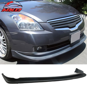 Convient pour Nissan Altima Sedan 2007-2009 JDM Sport Style Lèvre de pare-chocs avant non peinte noire - Product Image 1