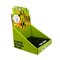 Kunden spezifisches Logo gedruckt Supermarkt Papier Display Unit Box Karton Kleine Theke Tischplatte Display Stand Retail Cardboard Box