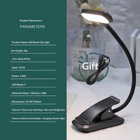 Lampe de bureau à clipser pour dortoir étudiant, mini lampe de lecture LED simple ultra-lumineuse, protection des yeux, contrôle tactile, CRI élevé 80-89