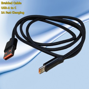 <span class=keywords><strong>สาย</strong></span> USB-A USB-C 3A <span class=keywords><strong>ชาร์จ</strong></span>เร็ว ถ่ายโอนข้อมูล <span class=keywords><strong>สาย</strong></span>ถัก สำหรับโทรศัพท์มือถือ พีซี 1ม./1.5ม./2ม. สั่งซื้อจำนวนมาก - Product Image 1