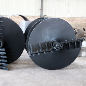 Godet de forage à tarière droite de 1200 mm à double coupe pour outils de forage de sol - Product Image 2