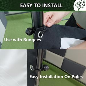 Impact Sport Wrinkle-Stain-Resistant 9'10"x9'10" Large Size Interior <b>Retractable</b> Home Use Golf Sim Hitting <b>Screen</b> Setup - Product Image 3