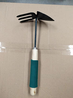 Kit d'outils de jardinage manuels pour la maison, avec manches en bois et mousse, comprenant une truelle, une pelle, une fourche et un râteau, pour l'entretien des bonsaïs, des pots de fleurs et des plantes.