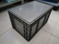 Boîtes de rangement en plastique recyclables légères de l'UE - Boîtes solides empilables et emboîtables pour caisses d'entrepôt