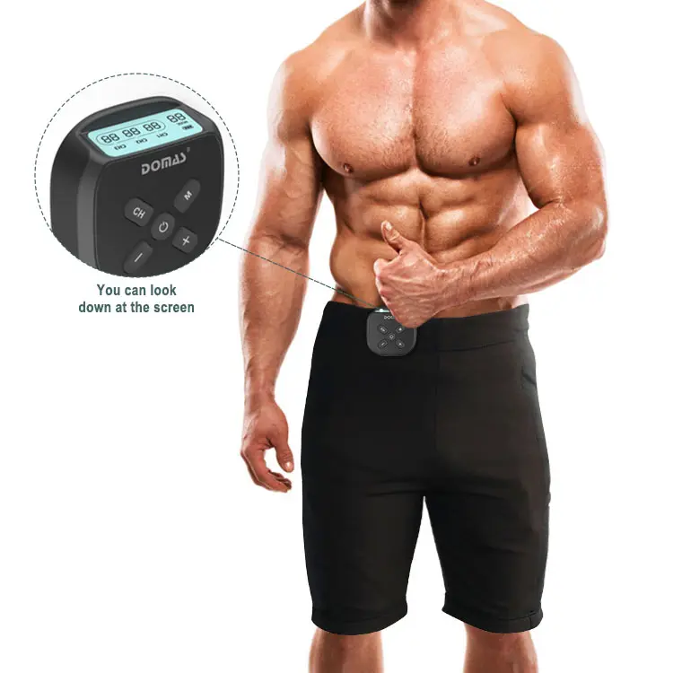 DOMAS-máquina de fitness para adelgazar, estimulador muscular, terapia, masajeador, tens, ems, Pantalones