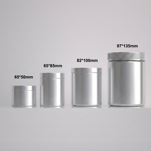 Organic Green Supplement Capsules Airtight Aluminum Jar Food Grade Supplement Jar Aluminium <b>Pill</b> <b>Container</b> - Product Image 2