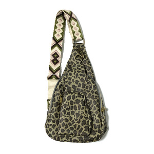 2025 New Design Leopard Print Pu Leather Waterproof Waist Chest Bag Women Cow Shoulder Chest Bag <strong>With</strong> Guitar <strong>Strap</strong> - Product Image 4