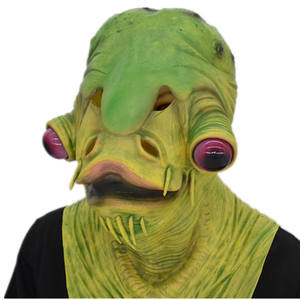 Topeng bayi berdarah zombie Halloween alien monster berdarah topeng badut hantu topeng seram lateks realistis horor properti tubuh - Product Image 2