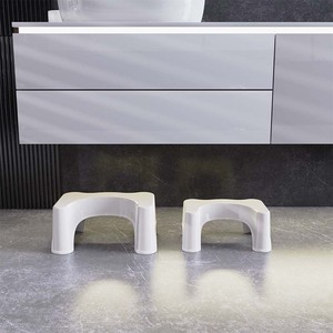 Hot Sale One Piece Molding Ergonomic PP Toilet Foot Step <strong>Stool</strong> with Non Slip Pads Durable Easy Clean <strong>for</strong> <strong>Bathroom</strong> Daily Use - Product Image 4