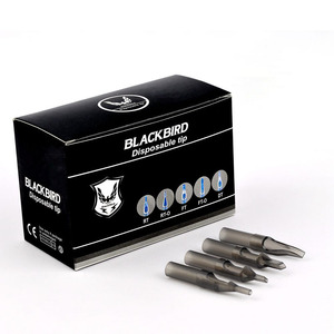 Puntas de Agujas Desechables para Tatuajes, Color Gris, 50 Unidades, Plástico Estándar, Suministro de Puntas de Agujas para Maquillaje Permanente - Product Image 6